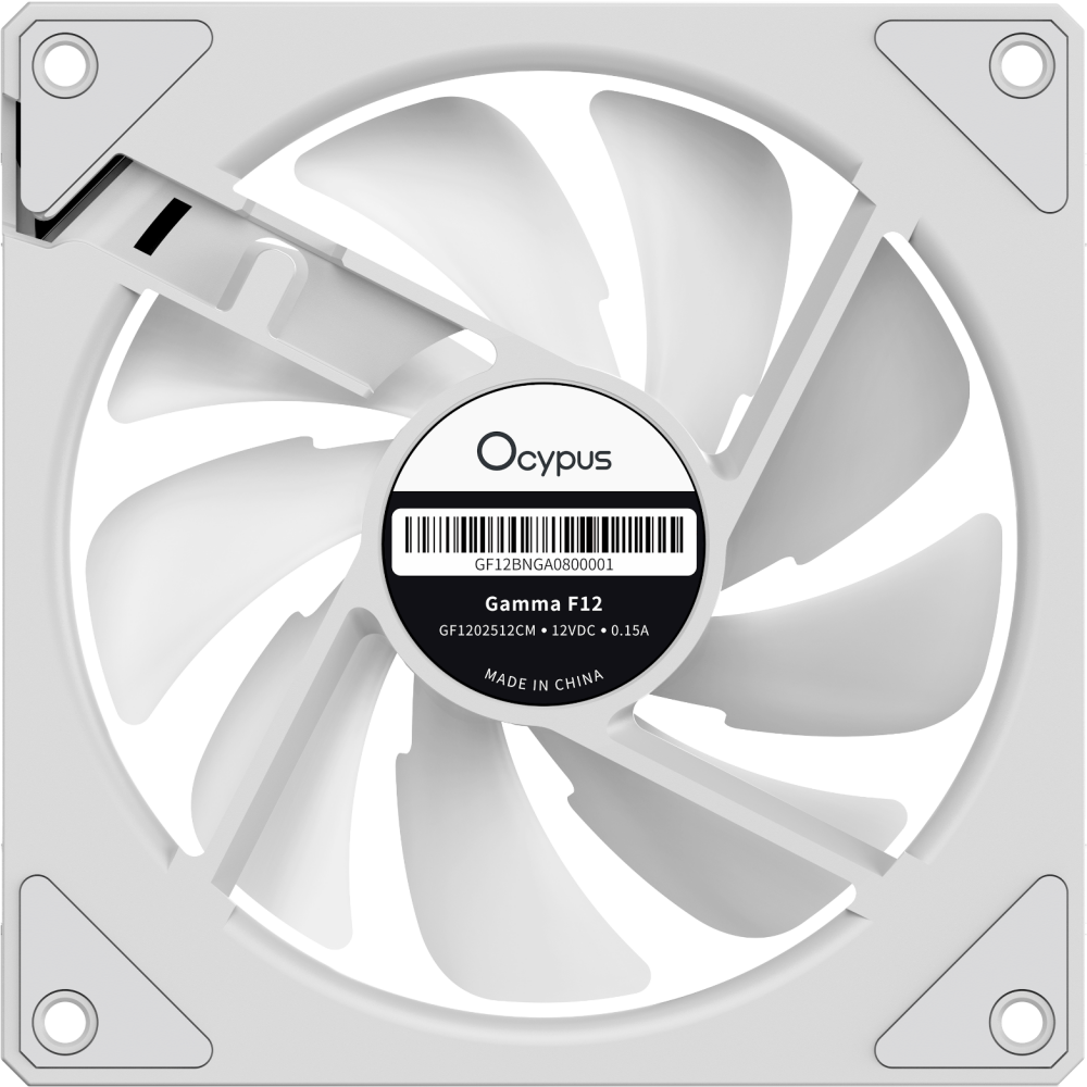 Вентилятор для корпуса Ocypus Gamma F12 WH ARGB REVERSE BLADE — изображение 3