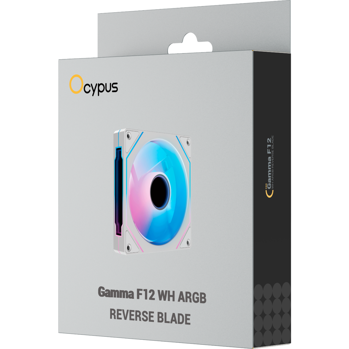 Вентилятор для корпуса Ocypus Gamma F12 WH ARGB REVERSE BLADE — изображение 6