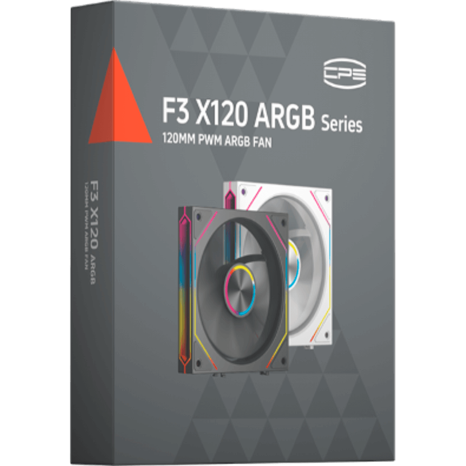 Вентилятор для корпуса PCcooler F3 X120 ARGB Black — изображение 5