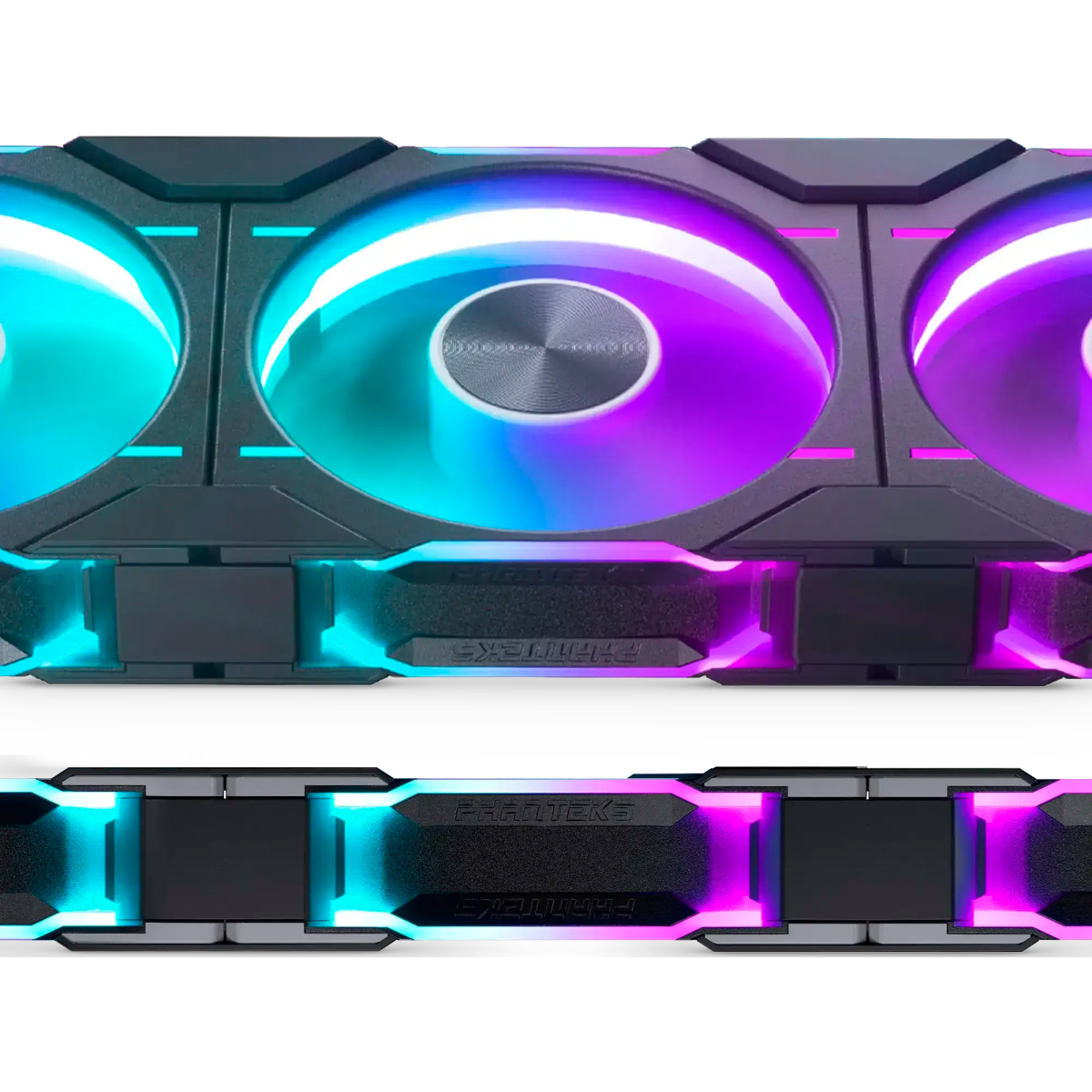 Вентилятор для корпуса Phanteks D30 DRGB PWM Reversed 140mm Black (3 шт.) — изображение 5
