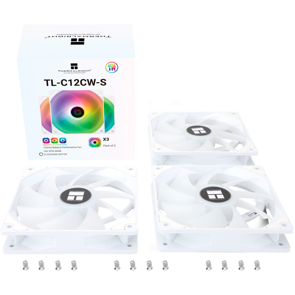 Вентилятор для корпуса Thermalright TL-C12CW-Sx3 — изображение 3