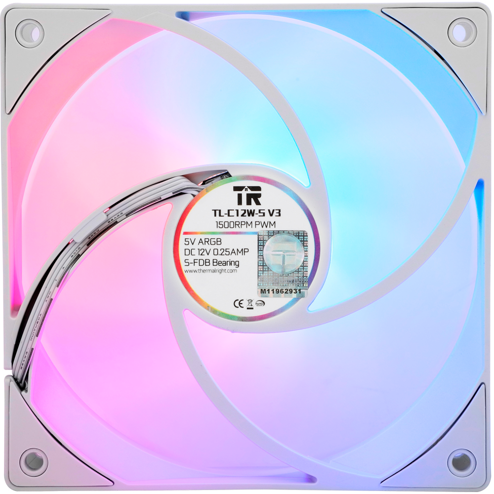 Вентилятор для корпуса Thermalright TL-C12W-S-V3x3 — изображение 2