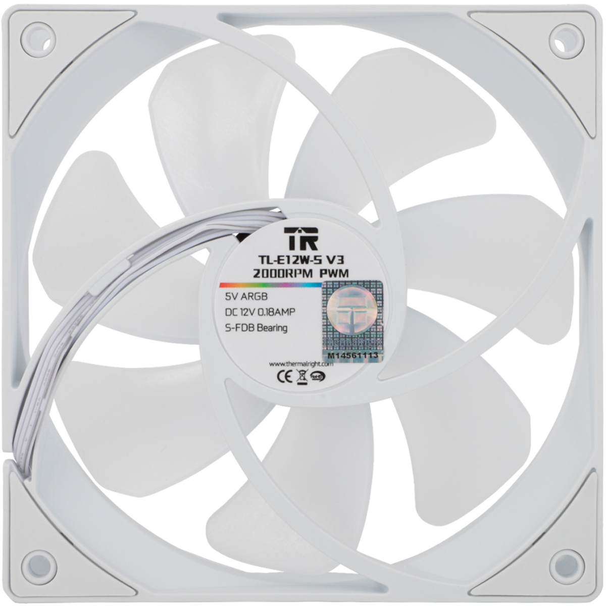 Вентилятор для корпуса Thermalright TL-E12W-S V3 — изображение 7