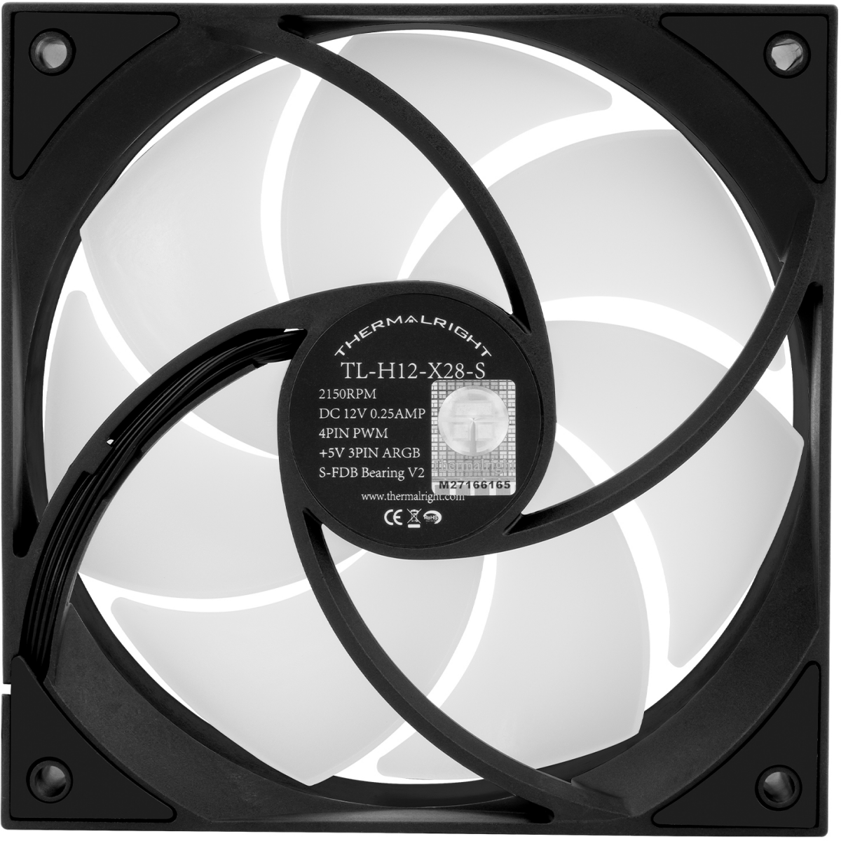Вентилятор для корпуса Thermalright TL-H12-X28-S — изображение 2