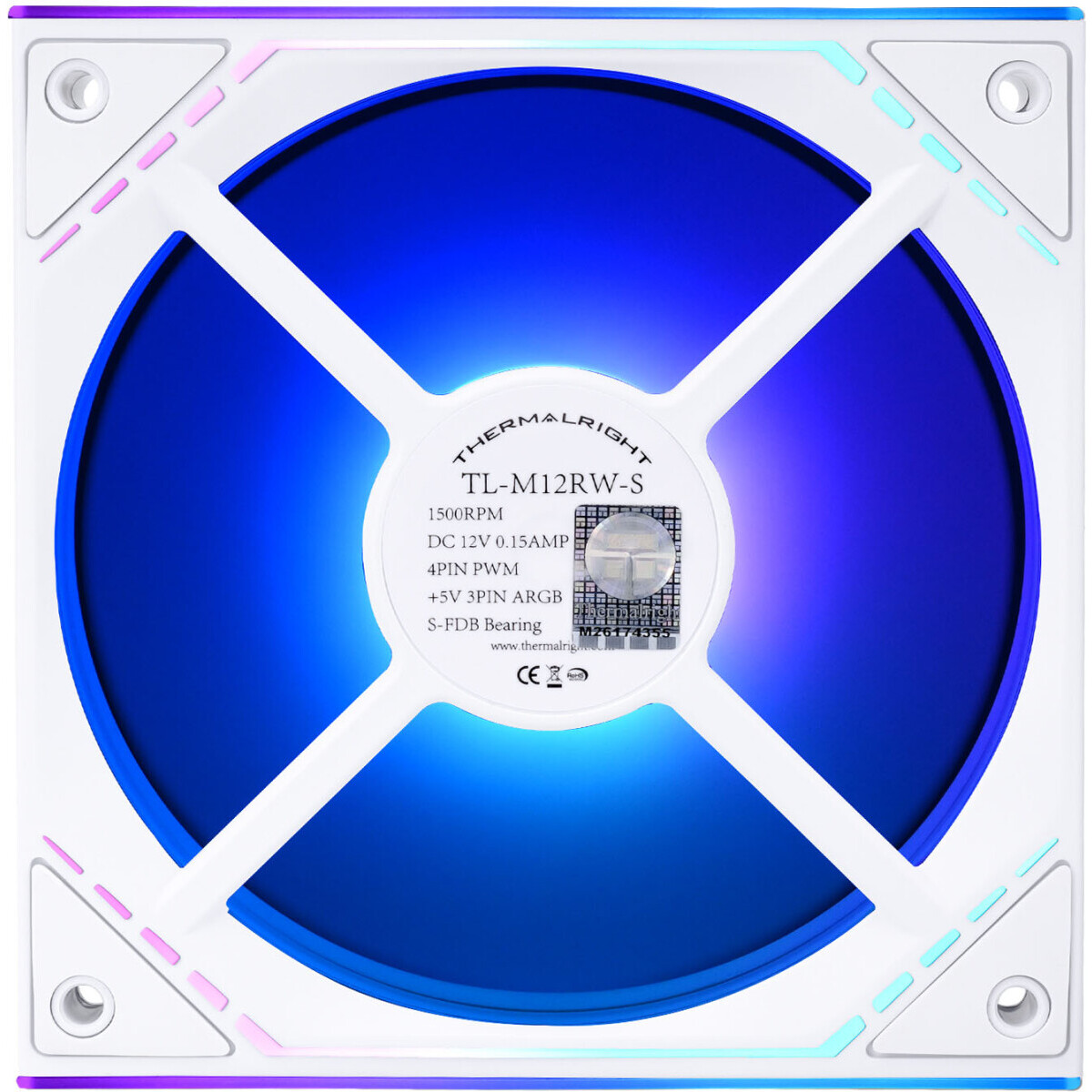 Вентилятор для корпуса Thermalright TL-M12RW-S — изображение 2