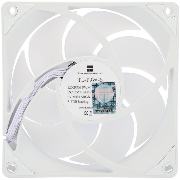 Вентилятор для корпуса Thermalright TL-P9 White ARGB — изображение 2