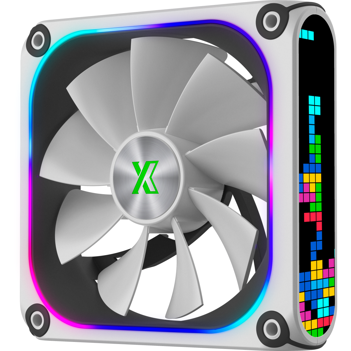Вентилятор для корпуса XASTRA FZ120W ARGB White (3 шт.) — изображение 3