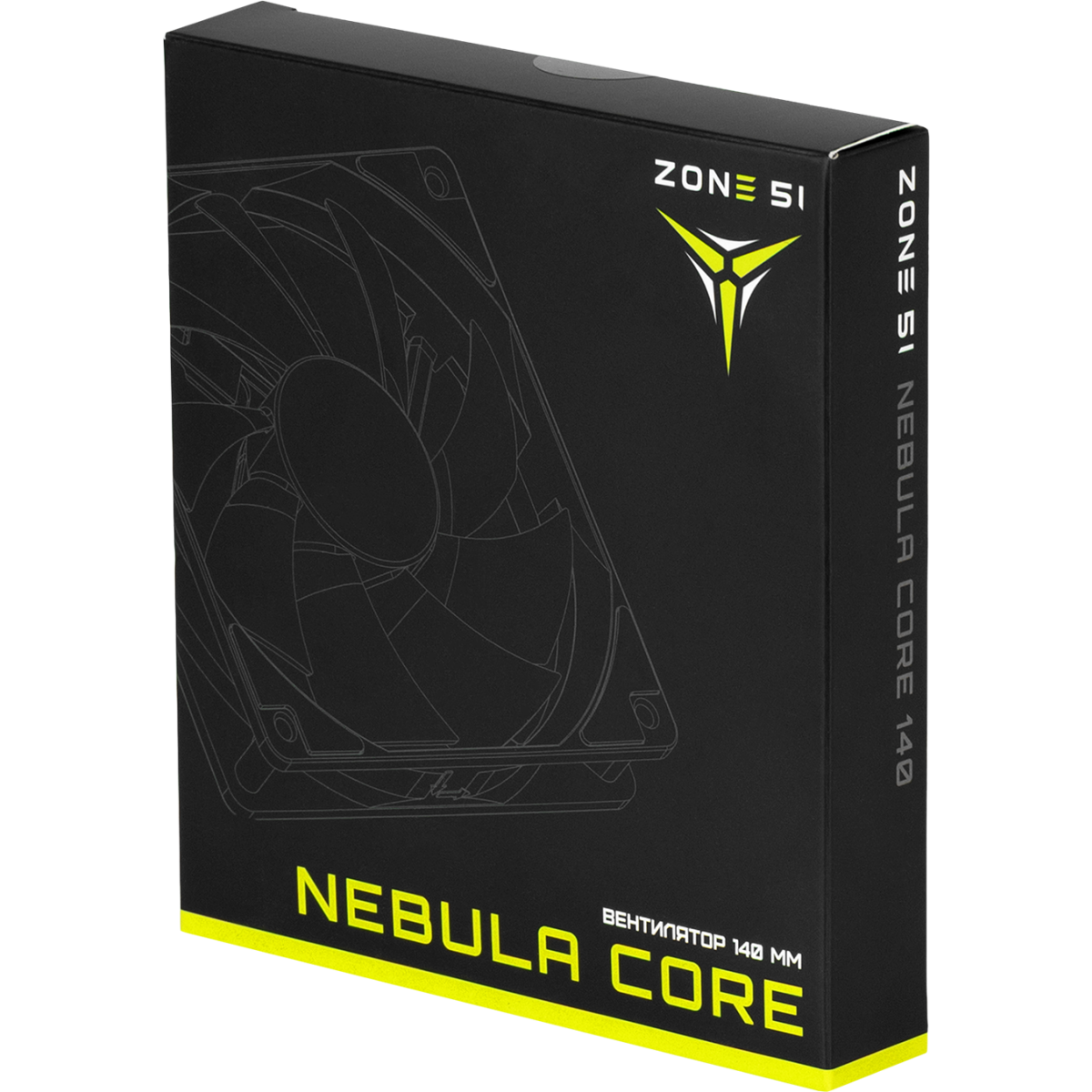 Вентилятор для корпуса ZONE 51 NEBULA CORE 140 Black — изображение 5