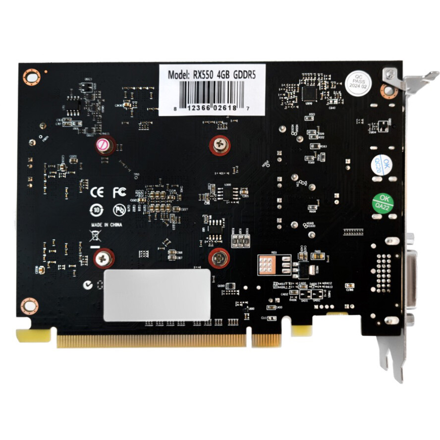 Видеокарта AMD Radeon RX 550 CBR 4GB (VGA-STX550-4G-RTL) — изображение 4