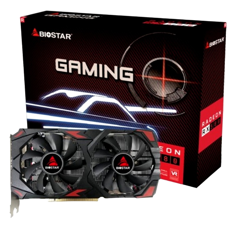 Видеокарта AMD Radeon RX 580 2048SP Biostar 8GB (VA5815RQ82) — изображение 3