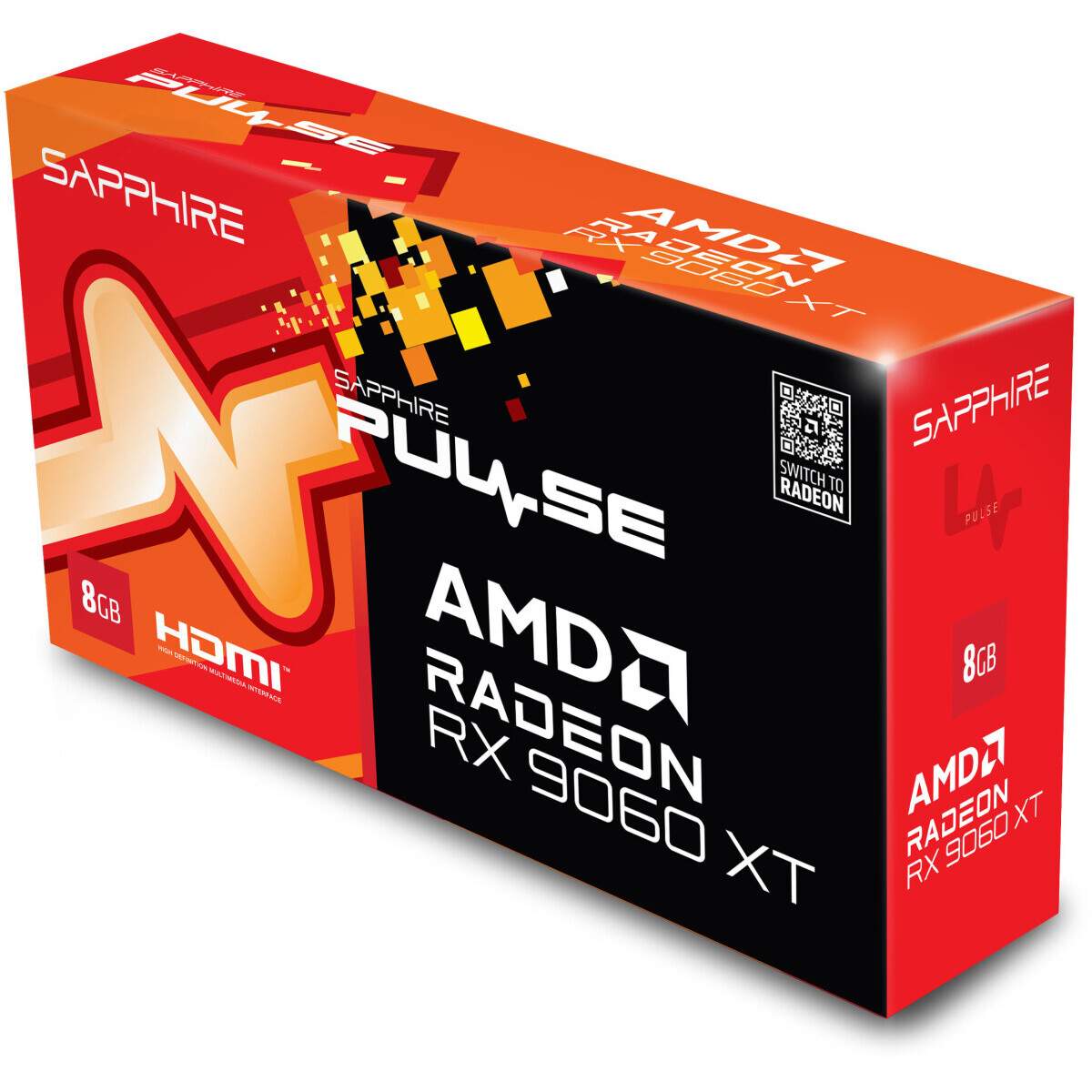 Видеокарта AMD Radeon RX 9060 XT Sapphire Pulse OC 8GB (11350-04-20G) — изображение 7