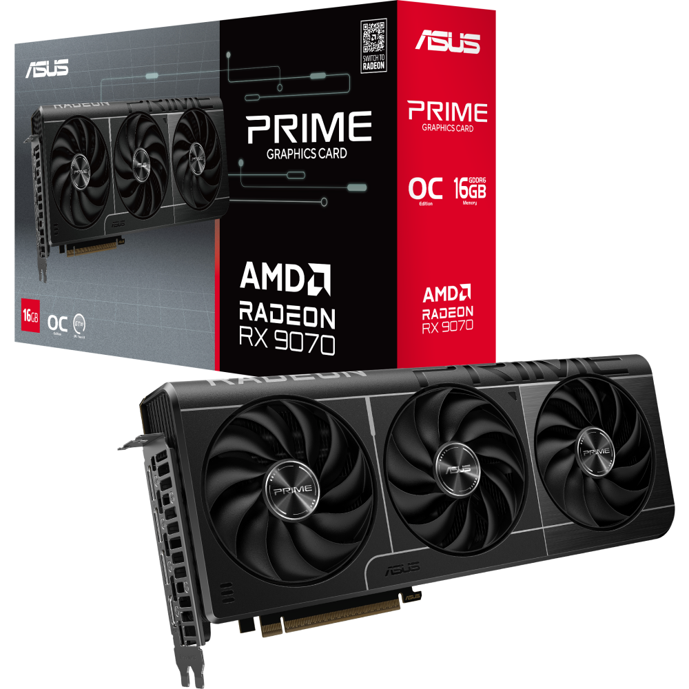 Видеокарта AMD Radeon RX 9070 ASUS OC 16GB (PRIME-RX9070-O16G) — изображение 2