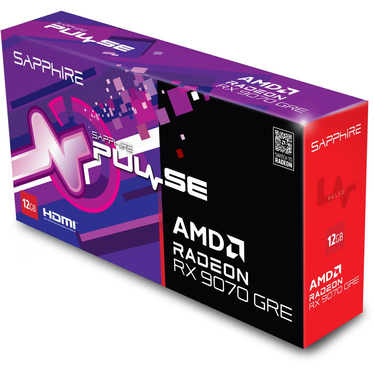Видеокарта AMD Radeon RX 9070 GRE Sapphire Pulse OC 12GB (11354-01-20G) — изображение 7