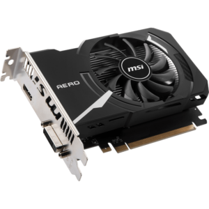 Видеокарта NVIDIA GeForce GT 1030 MSI 2GB (GT 1030 AERO ITX 2GD4 OC)