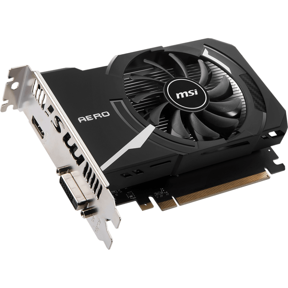 Видеокарта NVIDIA GeForce GT 1030 MSI 2GB (GT 1030 AERO ITX 2GD4 OC)