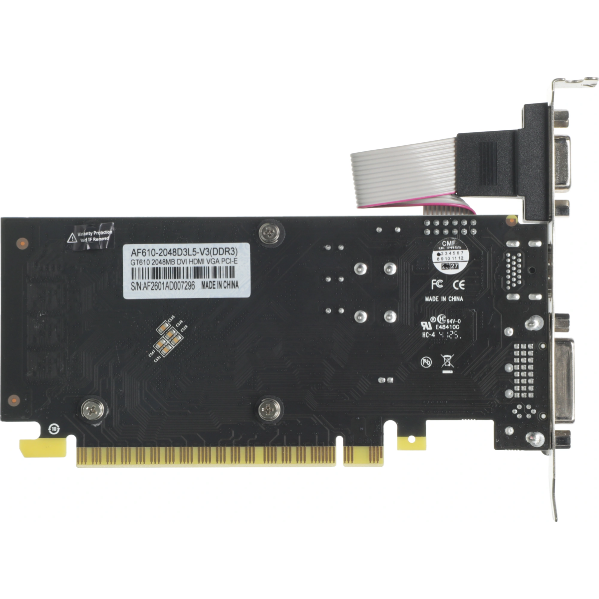 Видеокарта NVIDIA GeForce GT 610 AFOX 2GB (AF610-2048D3L5-V3) — изображение 4