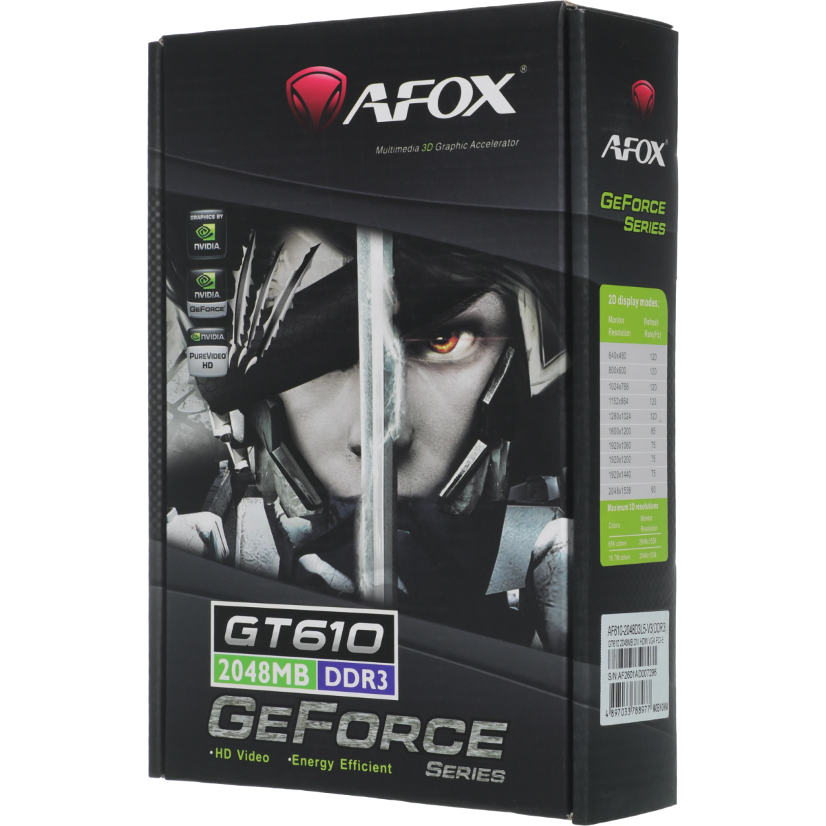 Видеокарта NVIDIA GeForce GT 610 AFOX 2GB (AF610-2048D3L5-V3) — изображение 7