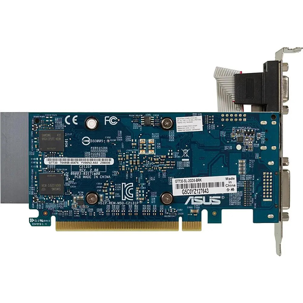 Видеокарта NVIDIA GeForce GT 730 ASUS 2GB (GT730-SL-2GD5-BRK) — изображение 3