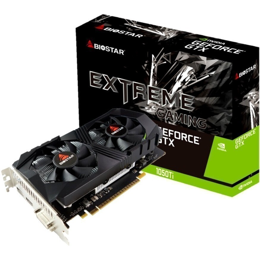 Видеокарта NVIDIA GeForce GTX 1050 Ti Biostar 4GB (VN1055TF41)