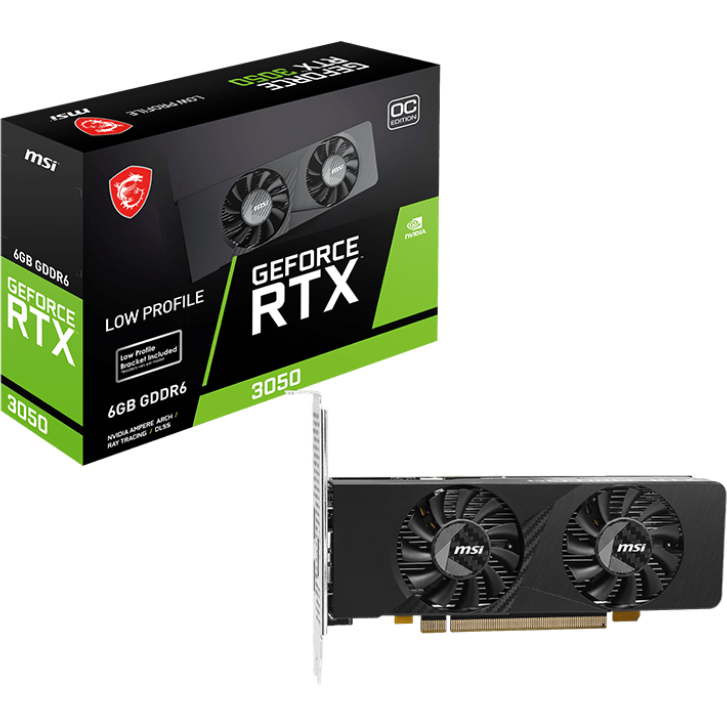 Видеокарта NVIDIA GeForce RTX 3050 MSI OC 6GB (RTX 3050 LP E 6G OC) — изображение 6