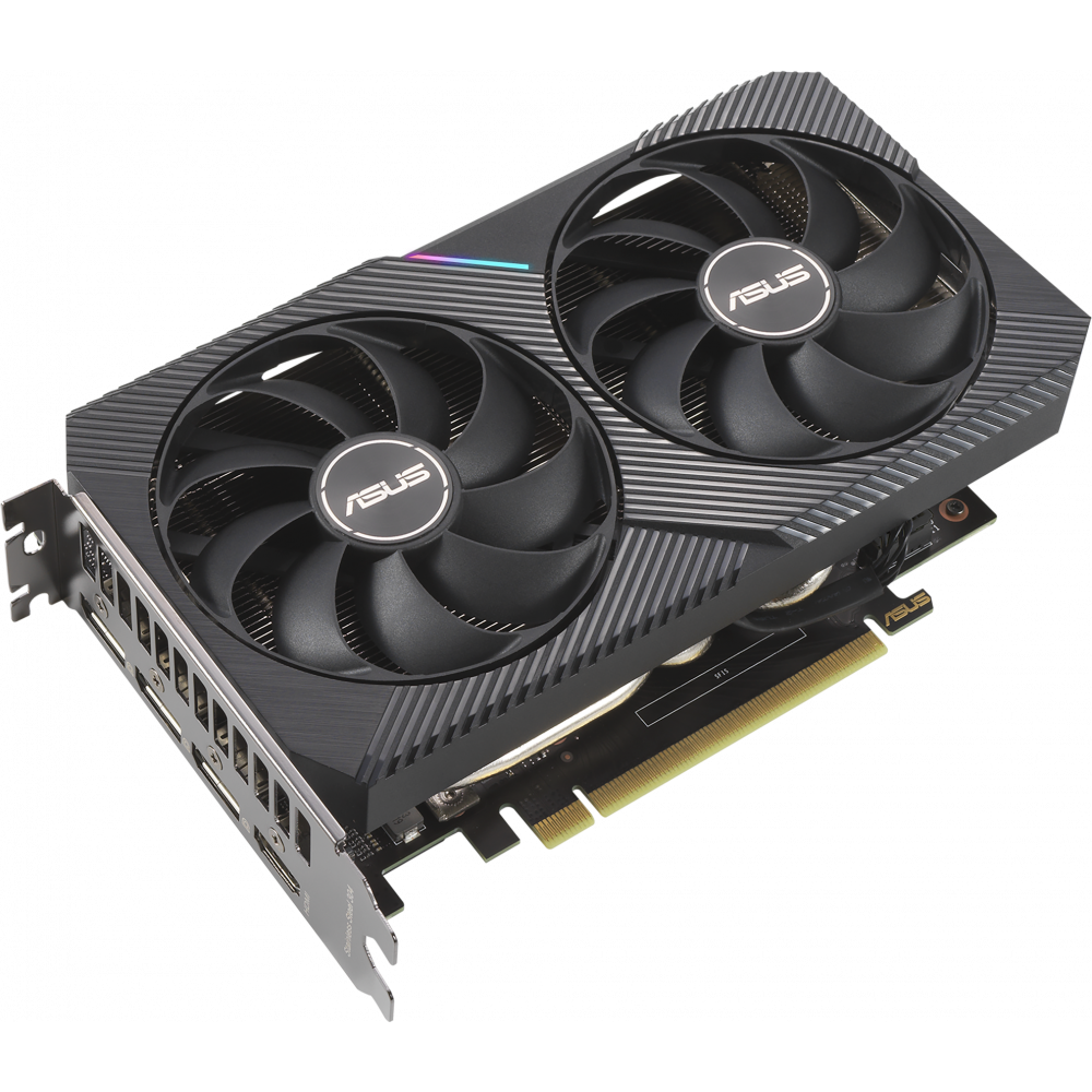 Видеокарта NVIDIA GeForce RTX 3060 ASUS 12GB LHR (DUAL-RTX3060-O12G-V2) — изображение 2