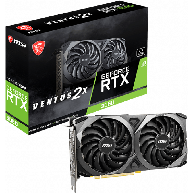 Видеокарта NVIDIA GeForce RTX 3060 MSI 12GB (RTX 3060 VENTUS 2X 12G) — изображение 5
