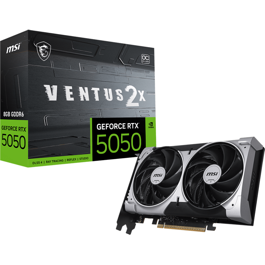Видеокарта NVIDIA GeForce RTX 5050 MSI OC 8GB (RTX 5050 8G VENTUS 2X OC) — изображение 5