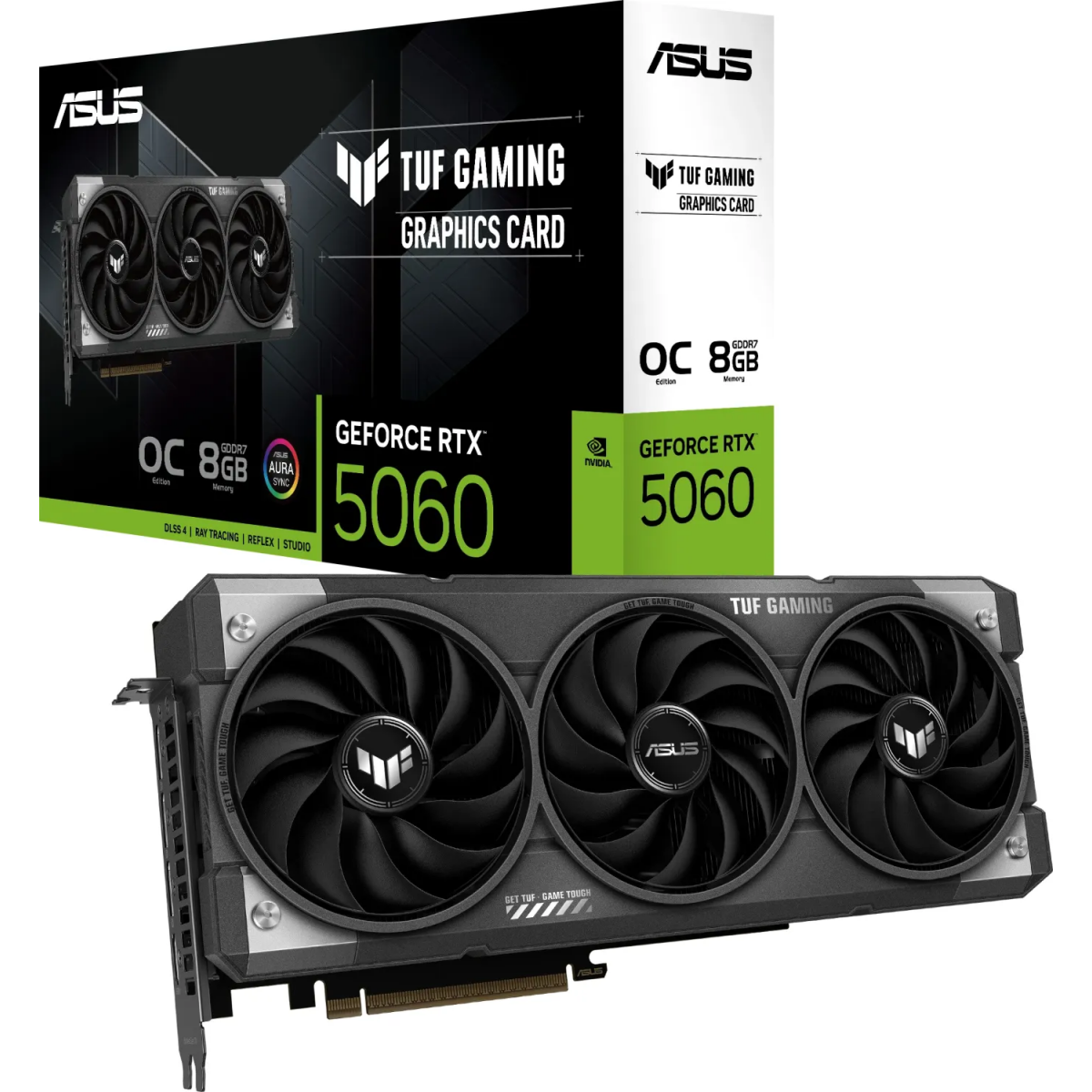 Видеокарта NVIDIA GeForce RTX 5060 ASUS TUF Gaming OC 8GB (TUF-RTX5060-O8G-GAMING) — изображение 3