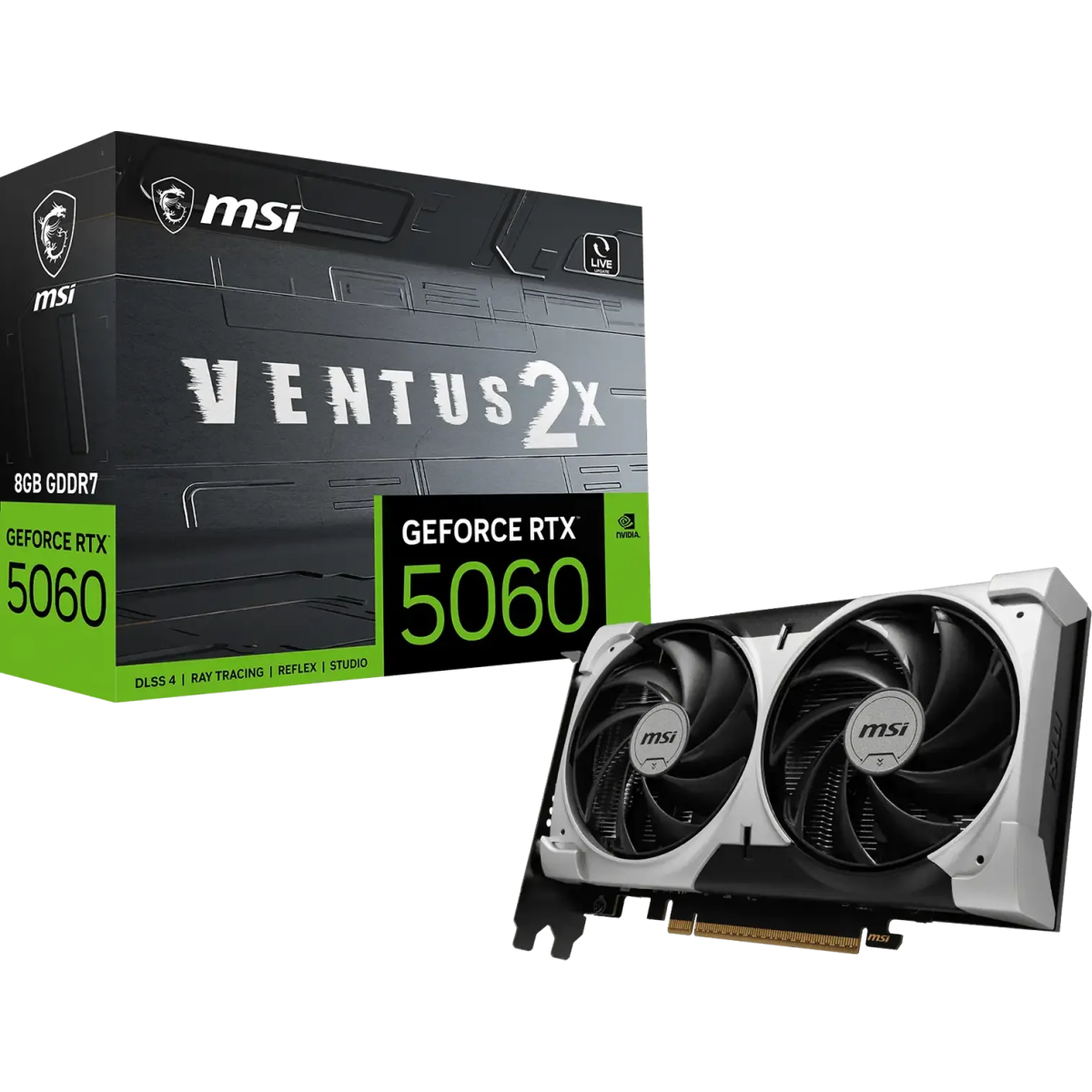 Видеокарта NVIDIA GeForce RTX 5060 MSI 8GB (RTX 5060 8G VENTUS 2X V1) — изображение 5