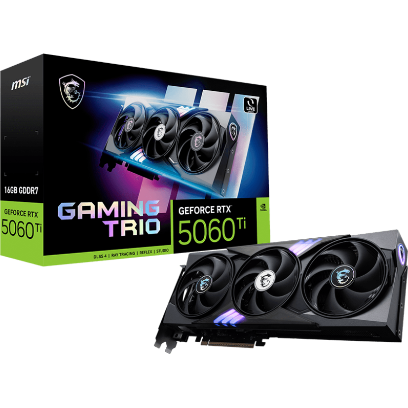 Видеокарта NVIDIA GeForce RTX 5060 Ti MSI 16GB (RTX 5060 TI 16G GAMING TRIO) — изображение 7