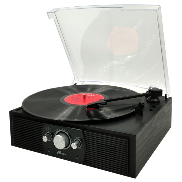 Виниловый проигрыватель Ritmix LP-200B Black Wood — изображение 2