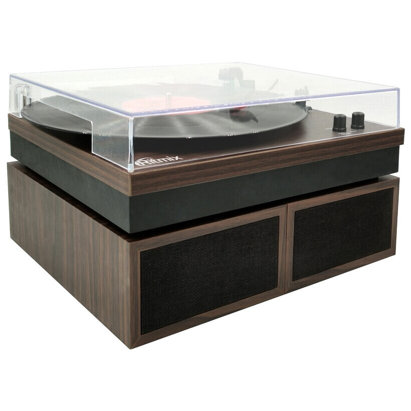 Виниловый проигрыватель Ritmix LP-340B Dark Wood — изображение 3