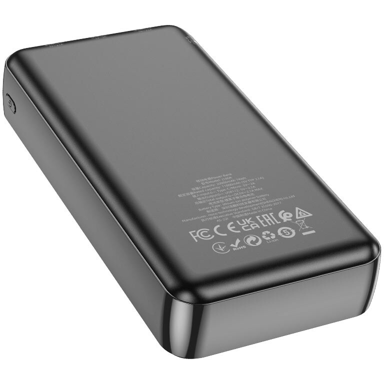 Внешний аккумулятор HOCO J100A Black — изображение 3
