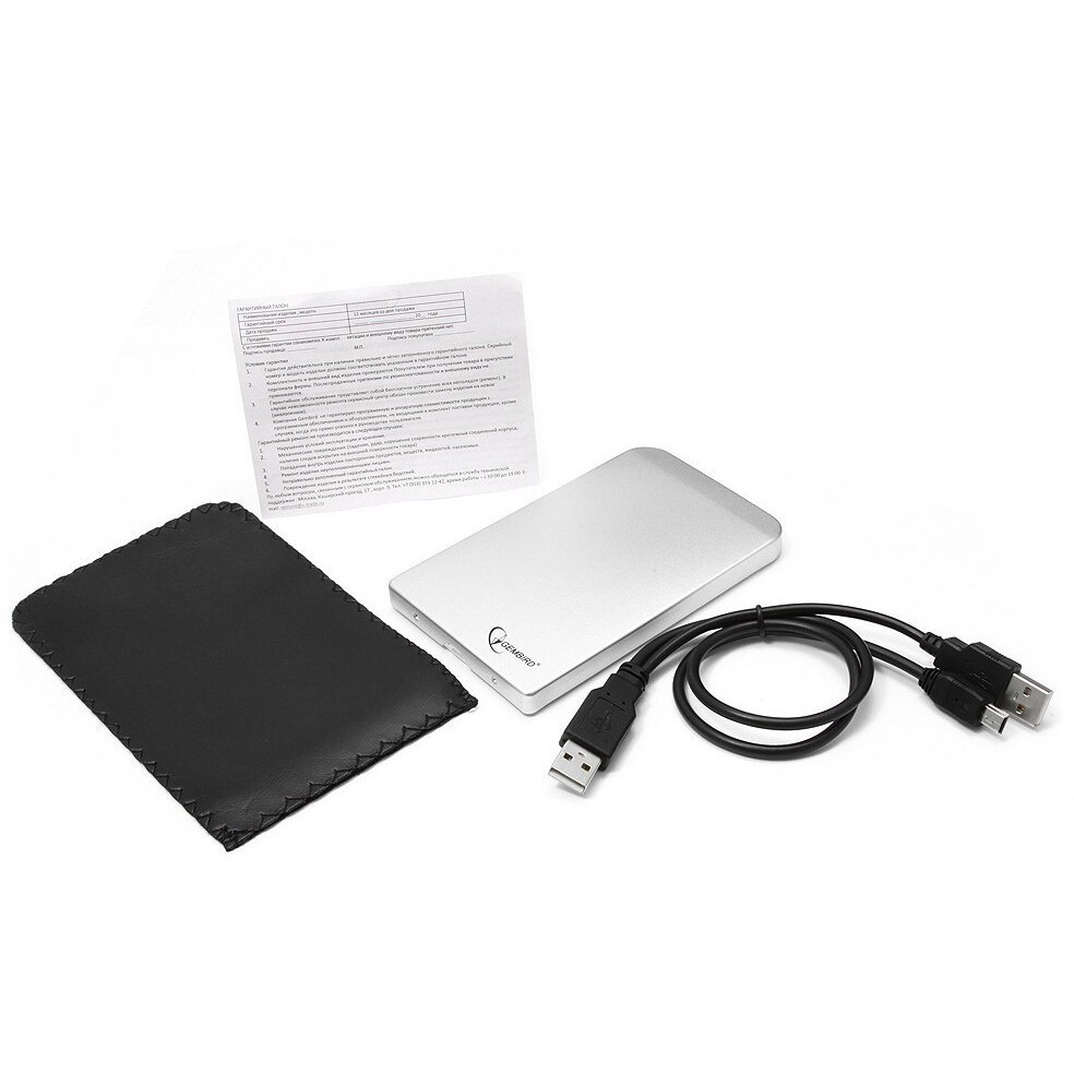 Внешний корпус для HDD Gembird EE2-U2S-41 Silver — изображение 4