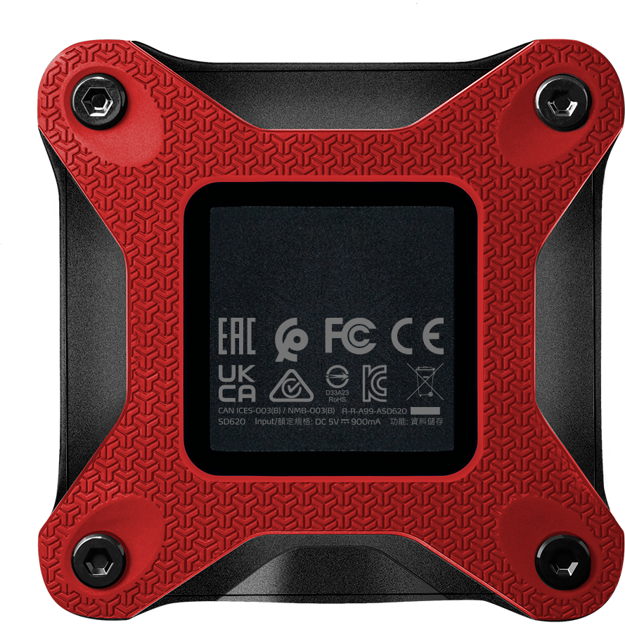 Внешний накопитель SSD 1TB ADATA SD620 Red (SD620-1TCRD) — изображение 5