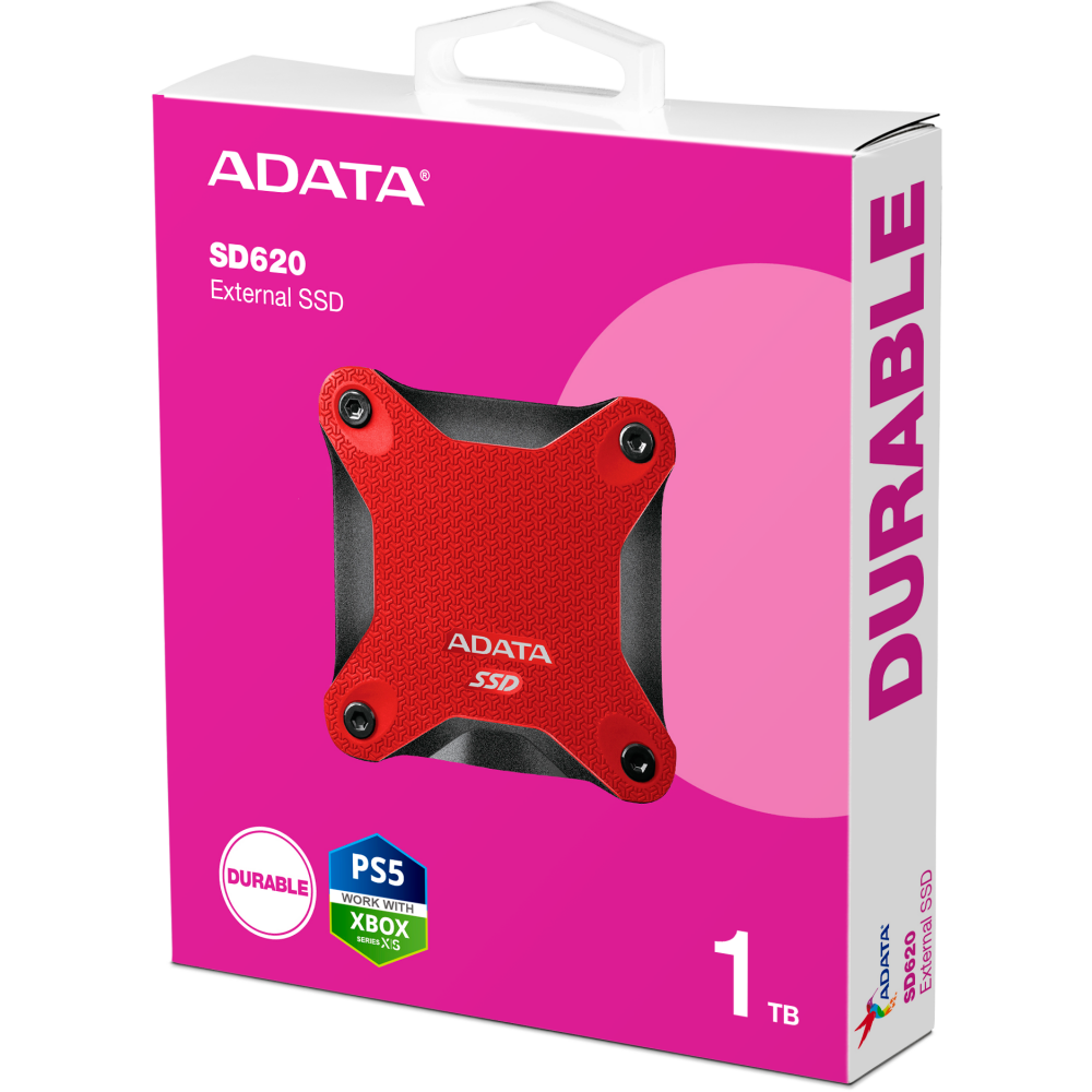 Внешний накопитель SSD 1TB ADATA SD620 Red (SD620-1TCRD) — изображение 6