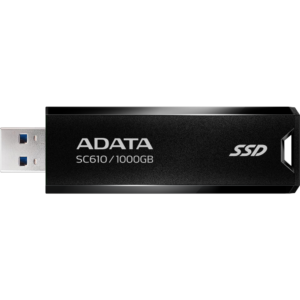 Внешний SSD USB 3.2 Gen 2 Type-A ADATA SC610-1000G-CBK/RD