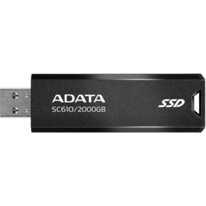 Внешний SSD USB 3.2 Gen 2 Type-A ADATA SC610-2000G-CBK/RD