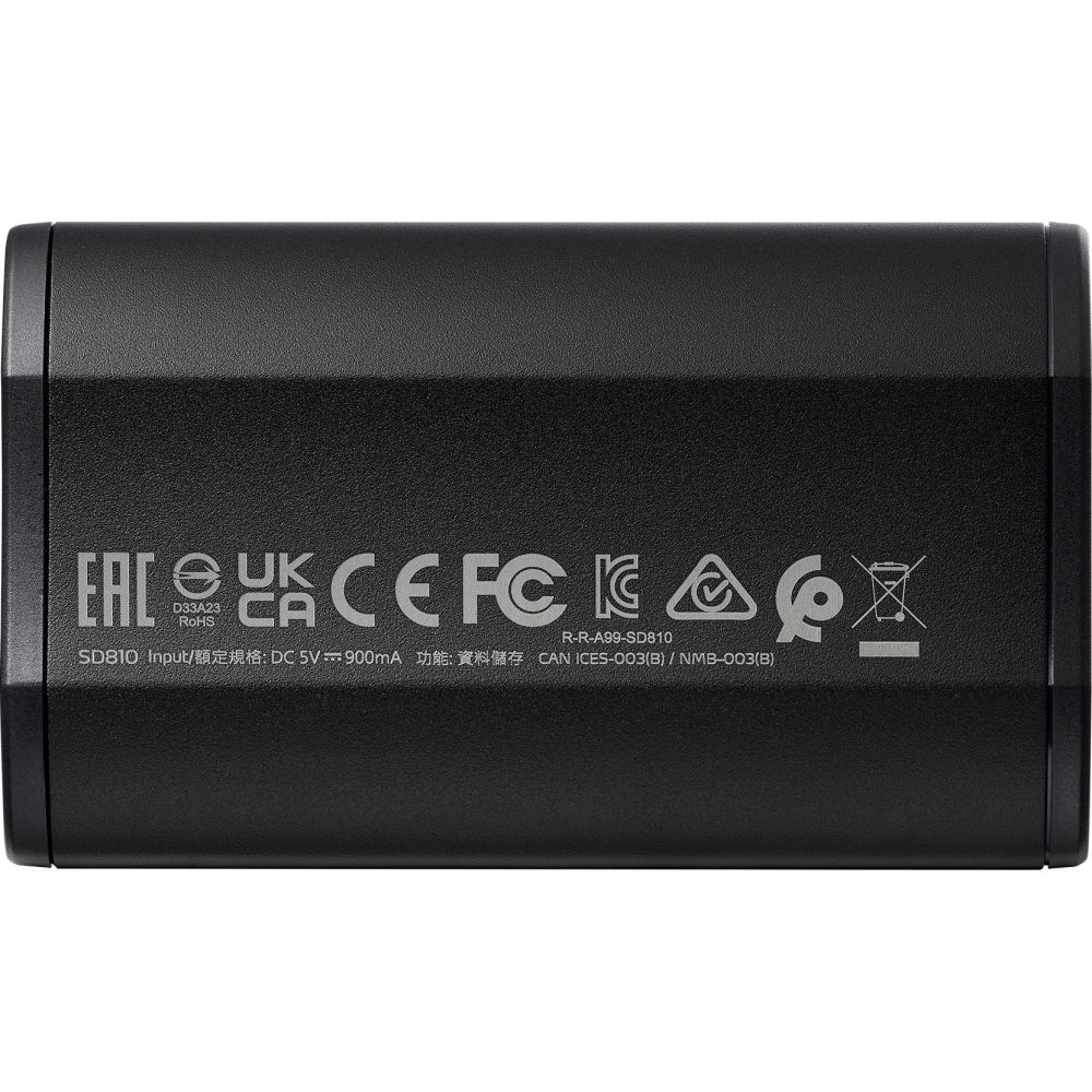Внешний SSD USB 3.2 Gen 2 Type-C ADATA SD810-4000G-CBK — изображение 4