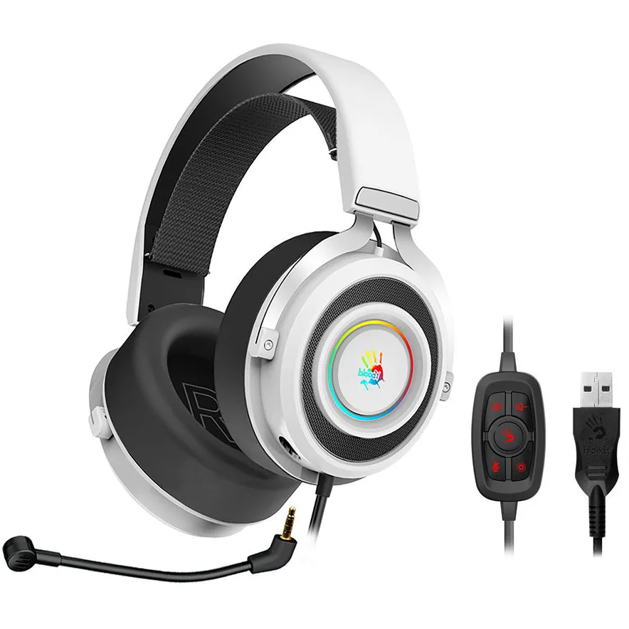 Гарнитура Bloody G535 White Black — изображение 5
