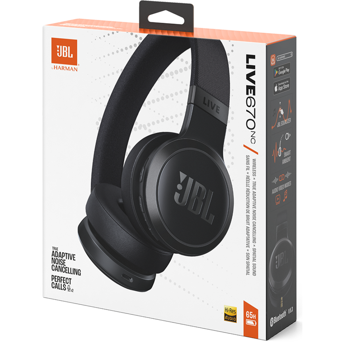 Гарнитура JBL Live 670NC Black — изображение 8