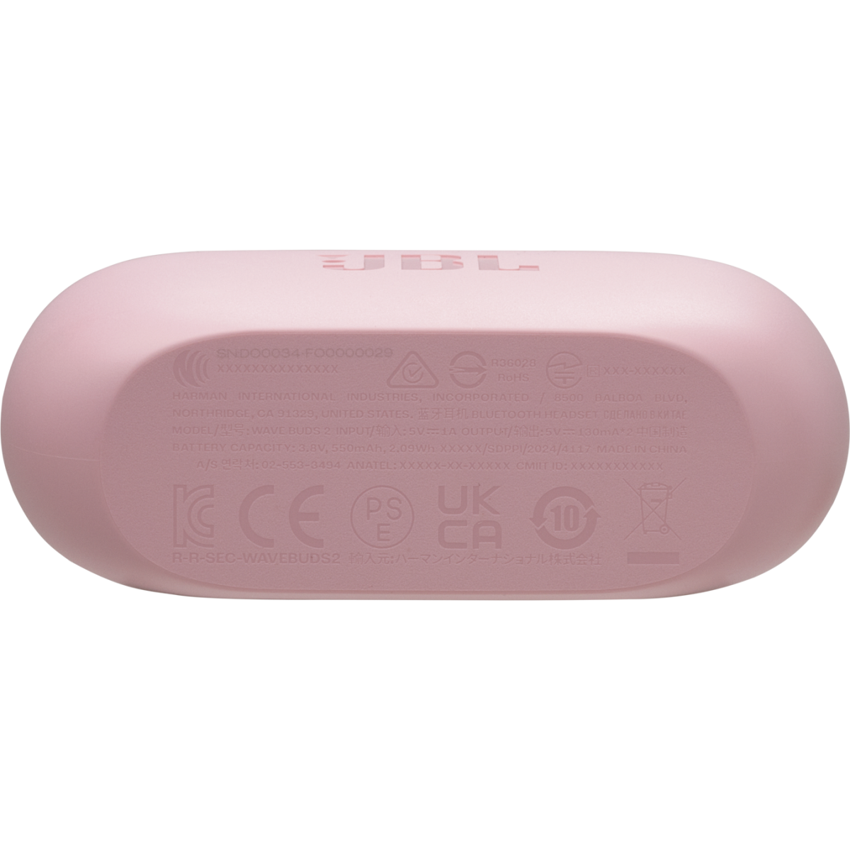 Гарнитура JBL Wave Buds 2 Pink — изображение 7
