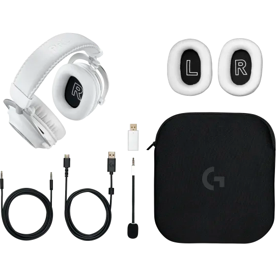 Гарнитура Logitech G PRO LightSpeed White (981-001269) — изображение 6