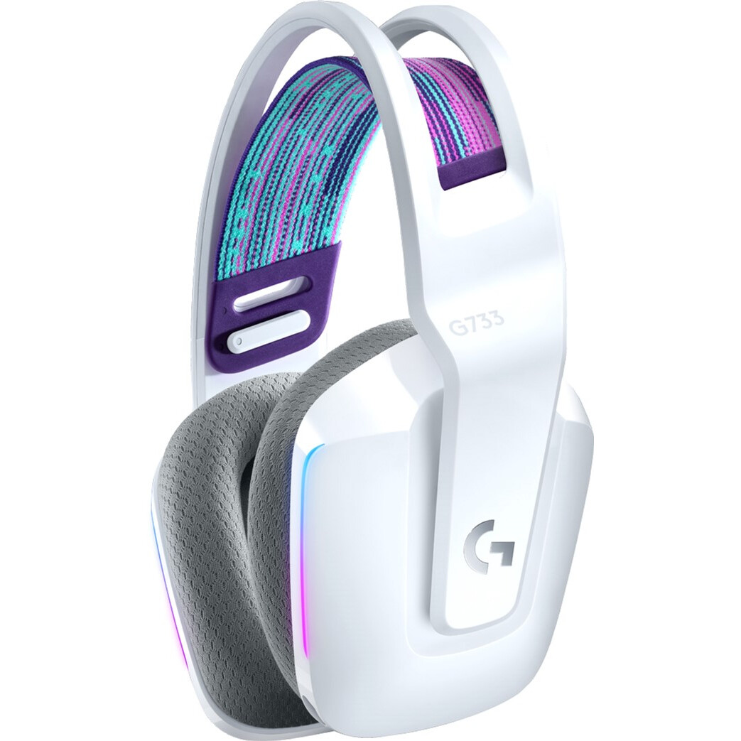 Гарнитура Logitech G733 LIGHTSPEED Wireless RGB Gaming White (981-000883/981-000886) — изображение 2