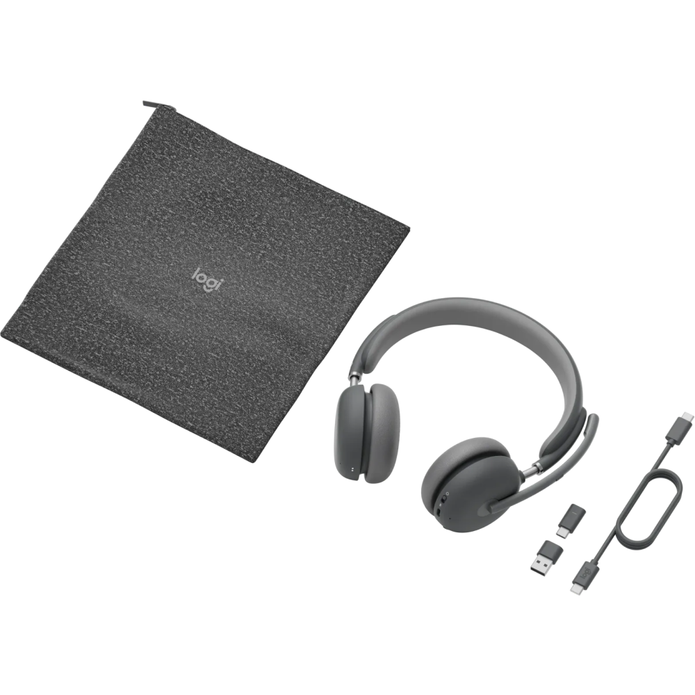 Гарнитура Logitech Zone Wireless 2 UC Graphite (With receiver) — изображение 6