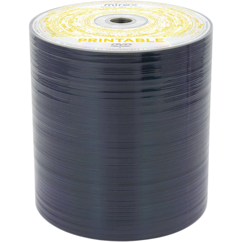 Диск DVD-R Mirex 4.7GB 16x Shrink Printable Full (100 шт.) (UL130088A1T) — изображение 2