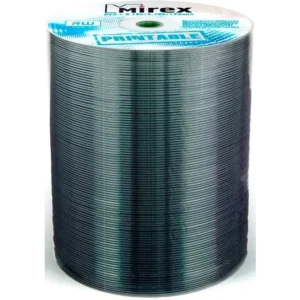 Диск DVD+R Mirex 4.7GB 16x Shrink Printable Full (100 шт.) (209768)