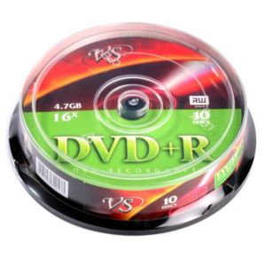 Диск DVD+R VS 4.7GB 16x Cake Box (10 шт.) (VSDVDPRCB1001)