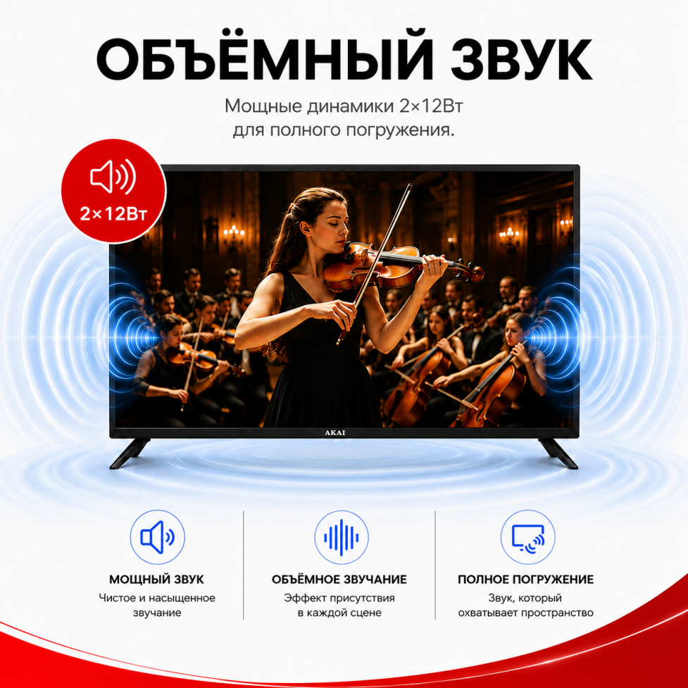 Телевизор Akai TA43BQ900 — изображение 5