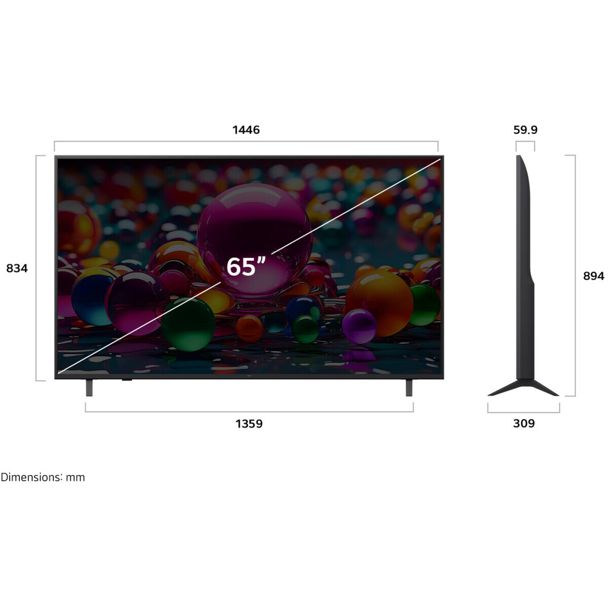 ЖК телевизор LG 65" 65UA75009LA — изображение 4